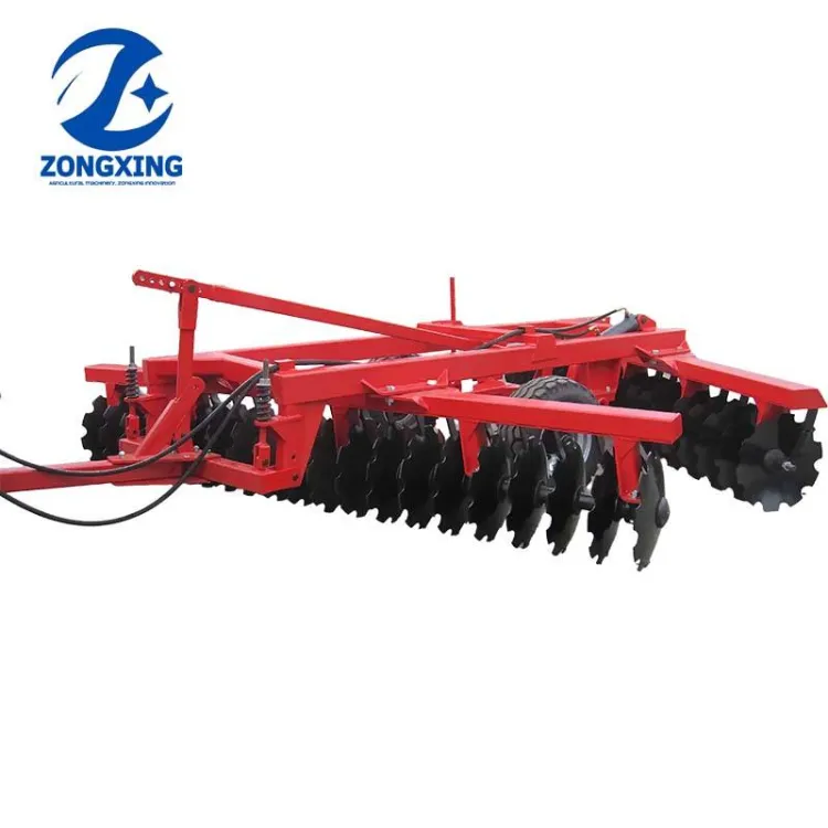1HHTB Hydraulic Heavy-duty Trailed Offset Disc Harrow Farm Cultivator High Productivity Soil Preparation Gearbox — image 3