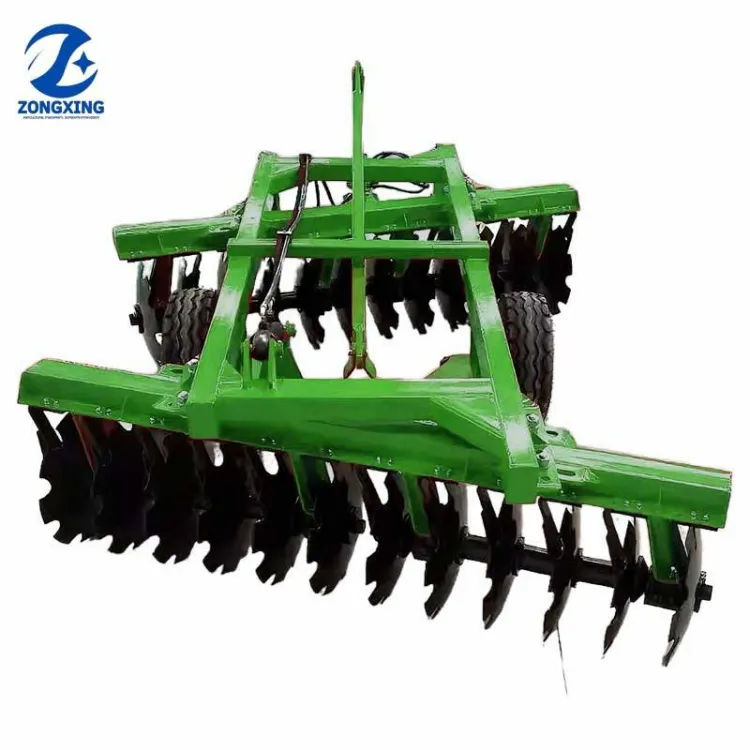 1HHTB Hydraulic Heavy-duty Trailed Offset Disc Harrow Farm Cultivator High Productivity Soil Preparation Gearbox — image 6
