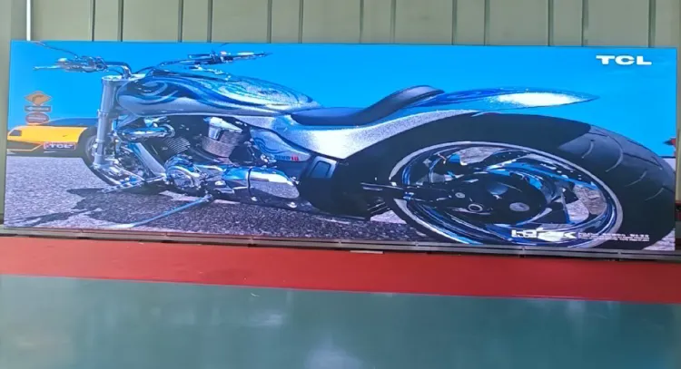 Outdoor Waterproof P3.076 Full-Color LED Display Screen 4.48m x 2.24m, Sheet Metal Cabinet with Video Processor — image 1