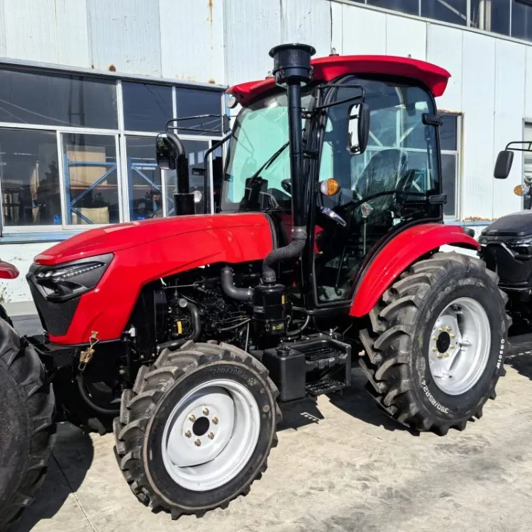 Mini Tractor 4WD 4X4 60HP 70HP Agriculturaltractors with Cab Wheel Tractors — image 4