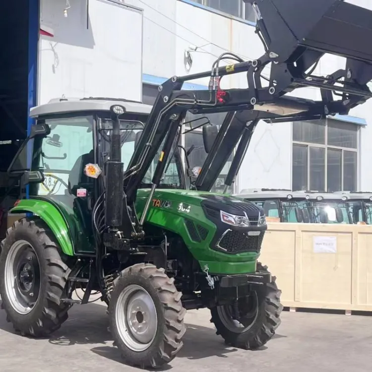Mini Tractor 4WD 4X4 60HP 70HP Agriculturaltractors with Cab Wheel Tractors — image 5