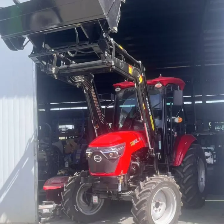 Mini Tractor 4WD 4X4 60HP 70HP Agriculturaltractors with Cab Wheel Tractors — image 6
