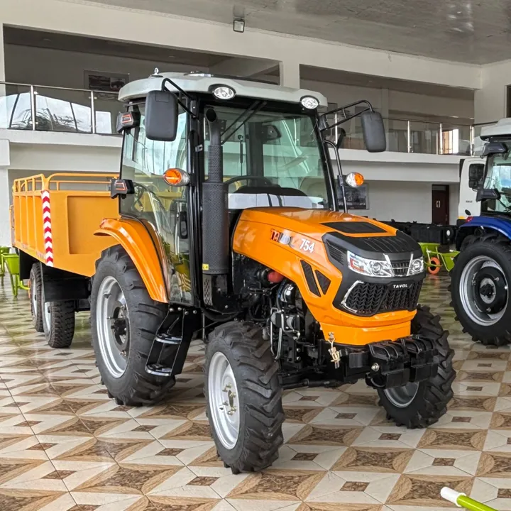 Mini Tractor 4WD 4X4 60HP 70HP Agriculturaltractors with Cab Wheel Tractors — image 7