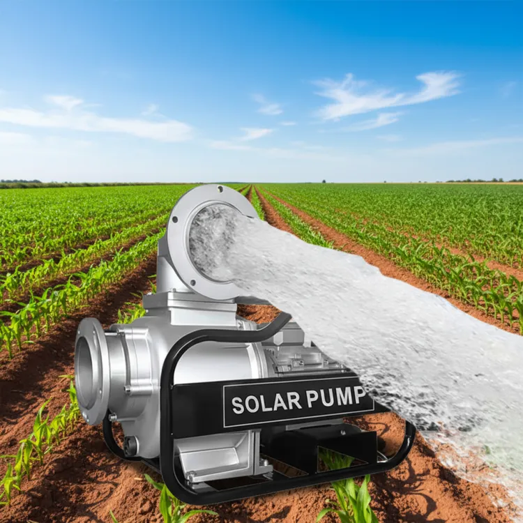 7.5Hp 5.5kw 6-inch Large Water Flow 150m3/h Solar Surface Land Pump DC Brushless Self-priming Pump for Agricultural Irrigation — image 2