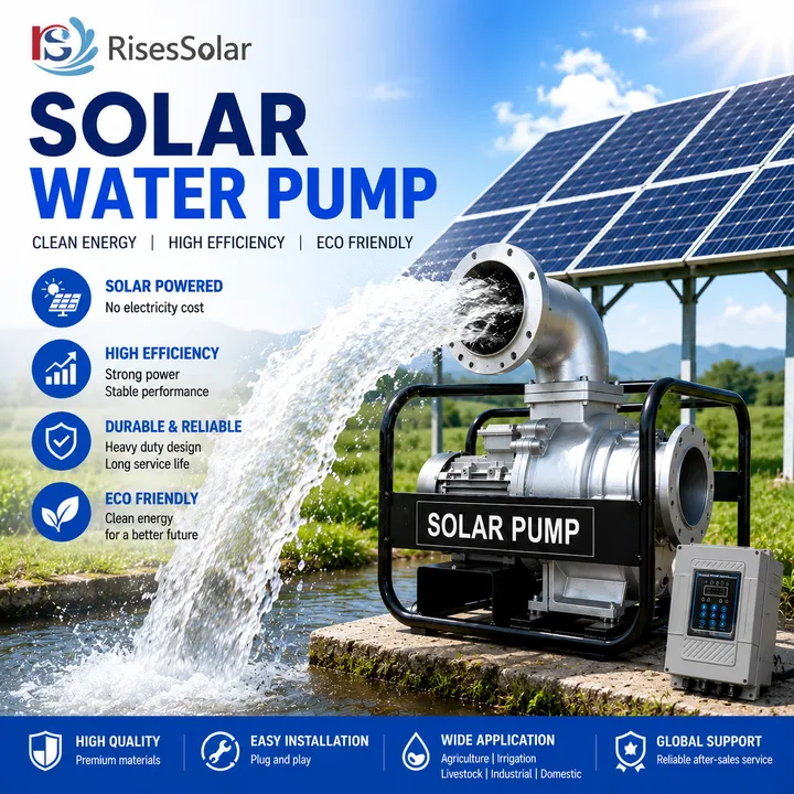 7.5Hp 5.5kw 6-inch Large Water Flow 150m3/h Solar Surface Land Pump DC Brushless Self-priming Pump for Agricultural Irrigation — image 7
