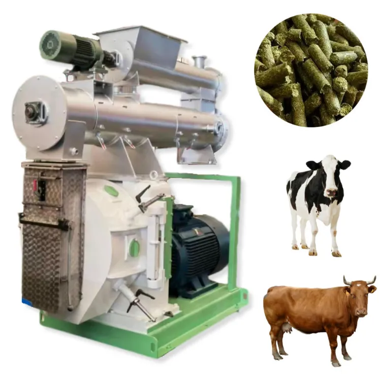 XINKELI Heavy-Duty Automatic Feed Pellet Machine 0.5-8t/h Capacity Long Service Life for Livestock Farm Animal Feeds — image 1