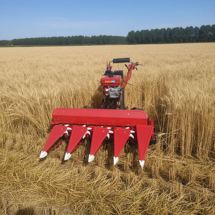 4GL120 Hand-held Gasoline Harvester Adjustable Vertical Handle Farm Crop Cutting Machine — image 4
