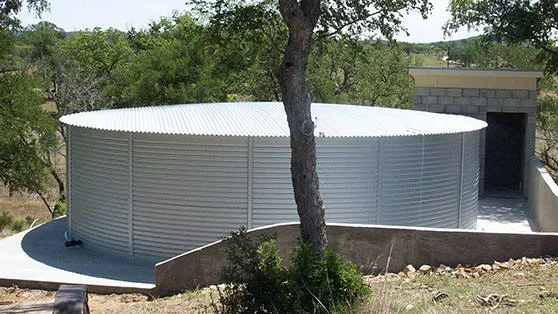 Aquaculture Corrugated 50,000 Liter Round Water Storage Tank with Galvanized Steel 1 Year Warranty for Rainwater Collection — image 5