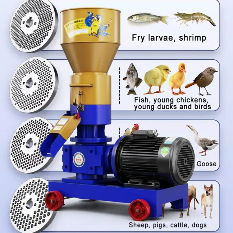 JINGLAI Pig Cattle Chicken Poultry Livestock Feed Pellet Making Machine 200kg/h for Animal Feed Pellet Machine Without Motor — image 1