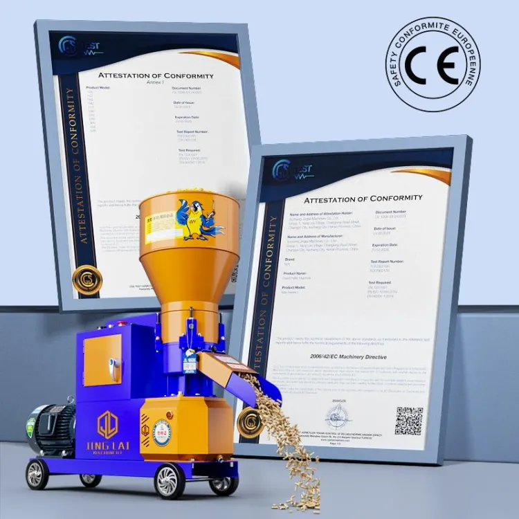 JINGLAI Pig Cattle Chicken Poultry Livestock Feed Pellet Making Machine 200kg/h for Animal Feed Pellet Machine Without Motor — image 6