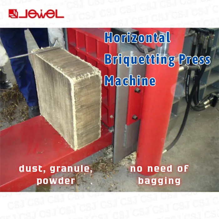 Customized Automatic Briquetting Machine for Compressing Cocopeat, Wood Sawdust, Granules and Powder Into Block with PLC Control — image 5