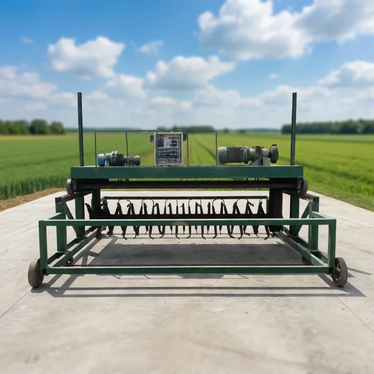 High Capacity Slot Type Compost Turner Machine with Automatic Compost Fermentation System — image 2