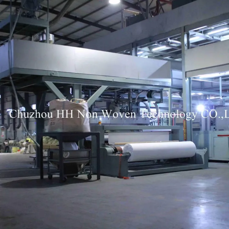 Biodegradable 2400mm SMMS Spunbond Meltblown Composite Nonwoven Production Line for Hygiene Products — image 2