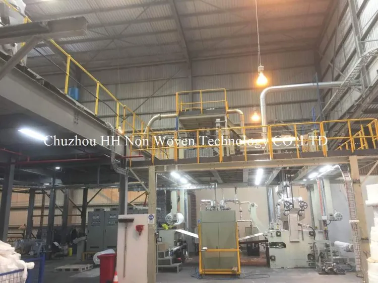 Biodegradable 2400mm SMMS Spunbond Meltblown Composite Nonwoven Production Line for Hygiene Products — image 4