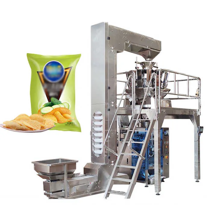 Fully Automatic Large-size Vertical Granule Packaging Production Line for Food Beverage Weighing Wrapping Sealing Energy Saving — image 6