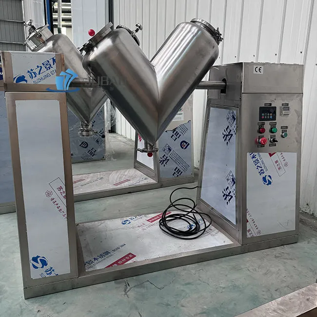 Stainless Steel V Type Mixer Industrial V-type Mixer Chemical Mixing Machine — image 2