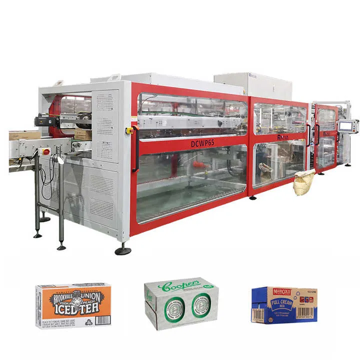 High Speed Carton Packer Water Production Line Linear Wrap Around case Packer Bottle Carton Packing Machine — image 6