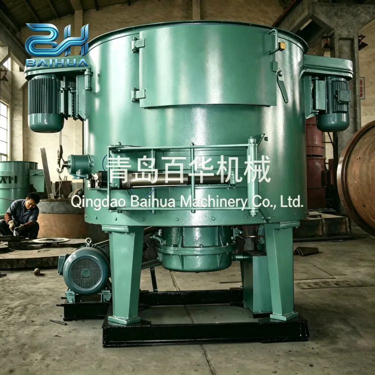 Foundry Sand Mixer Machine for Sand Reclamation System Line/ Green Sand Muller Mixer/ Rotor Type Sand Mixer Casting Machine — image 2