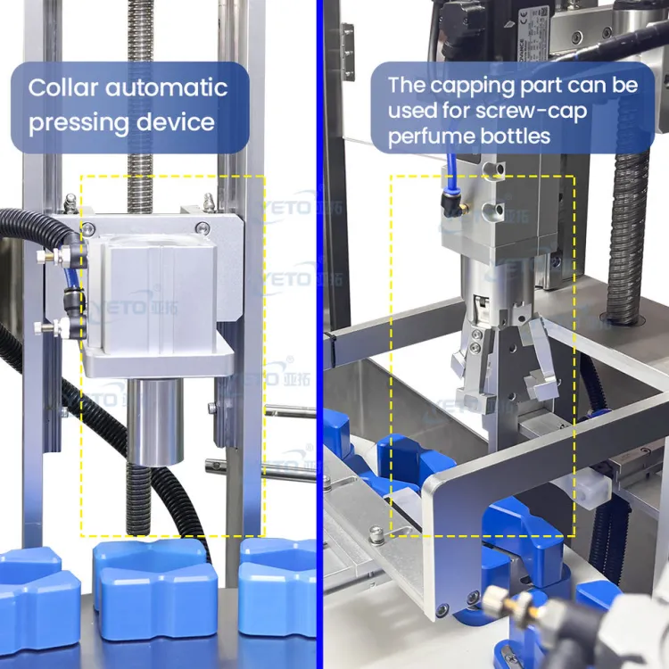 YETO Fully Automatic Perfume Production Line for Small Businesses Includes Capping Sealing Machinery for Pure Water Oil — image 3