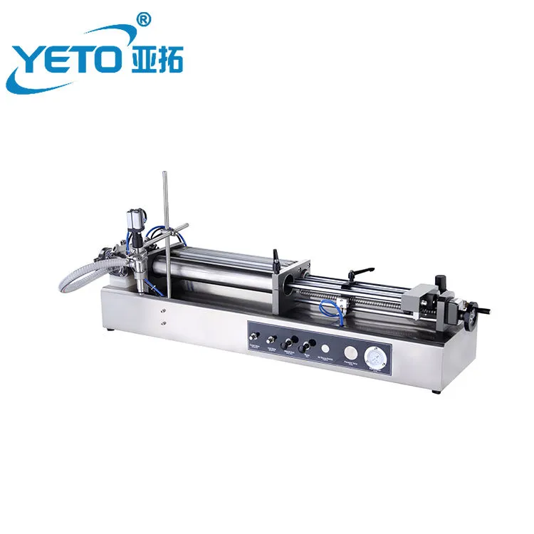 Semi Automatic Pneumatic Piston Filler Milk Juice Shampoo Lotion Detergent Edible Cooking Oil Bottle Filling Machine — image 4
