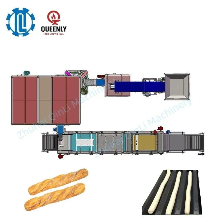 Industrial Long Dough Forming Line High Capacity French Bread Baguette Making Complete Processing Line Bakery Plant Stainless — image 3