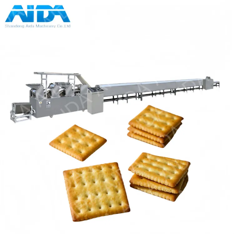 Fully Automatic High Productivity Soft & Hard Biscuit Production Line with Gas Oven and Multifunctional Bakery Equipment — image 2