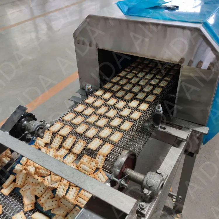Fully Automatic High Productivity Soft & Hard Biscuit Production Line with Gas Oven and Multifunctional Bakery Equipment — image 3