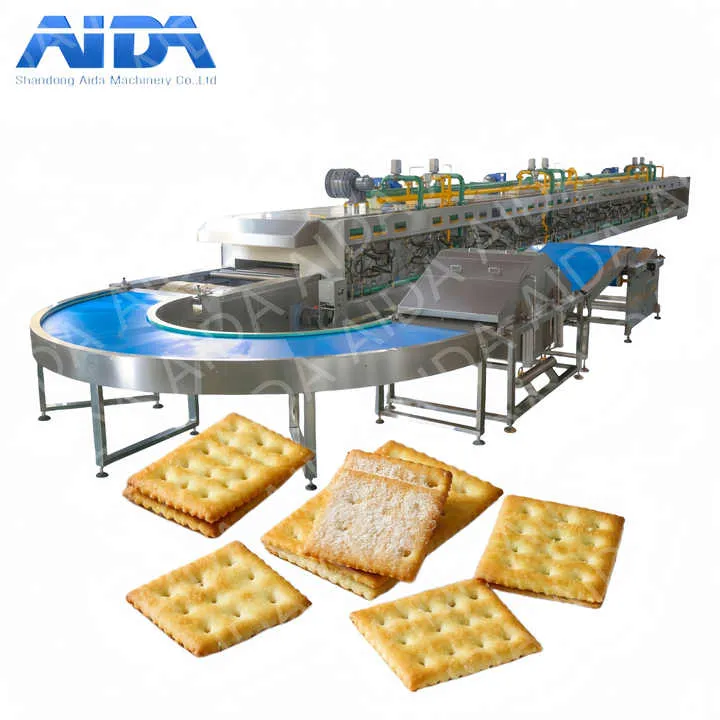 Fully Automatic High Productivity Soft & Hard Biscuit Production Line with Gas Oven and Multifunctional Bakery Equipment — image 4