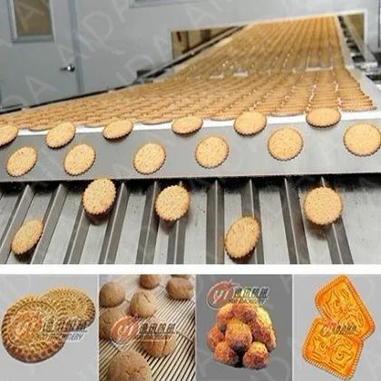 Fully Automatic High Productivity Soft & Hard Biscuit Production Line with Gas Oven and Multifunctional Bakery Equipment — image 5