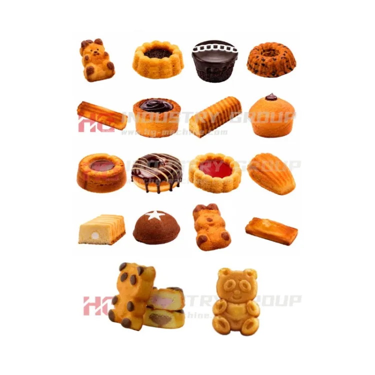3D Molded Cake Production Line Cake Depositing Line Complete Turnkey 3D Molded Cake Production Line Machine — image 1