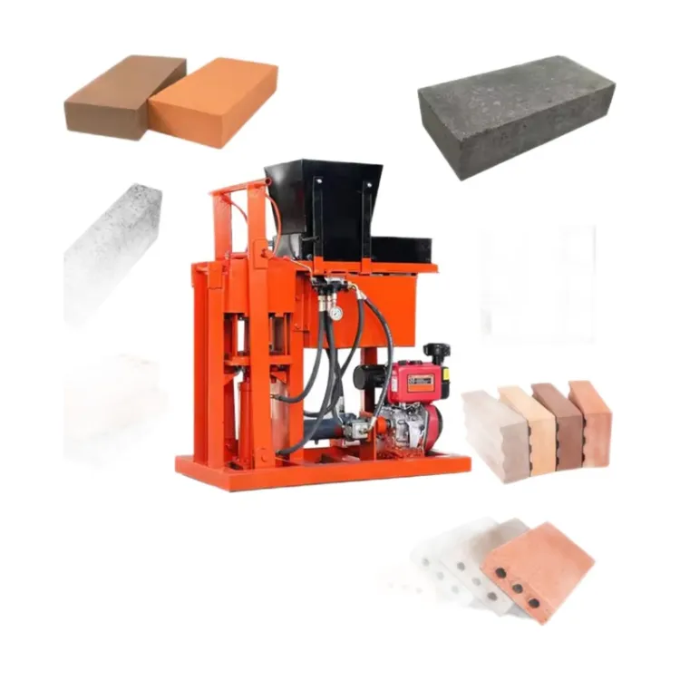 Cement Sand Brick Forming Maker Machinery Hollow Brick Block Making Machine for — image 1