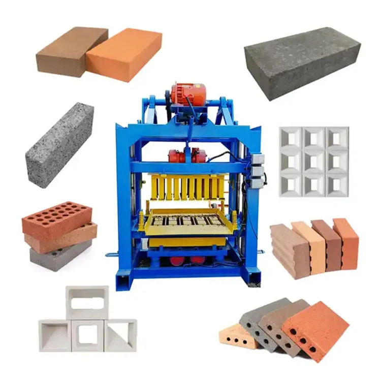 Cement Sand Brick Forming Maker Machinery Hollow Brick Block Making Machine for — image 3