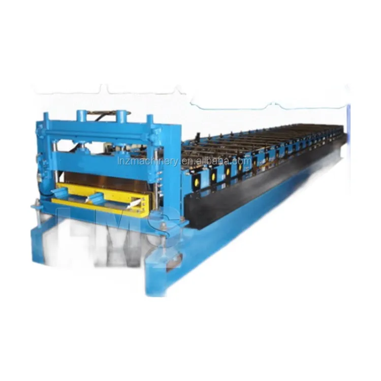 LMS Metal Roofing Calamine Making Machine Glazed Tile Roll Forming Building Material Machinery Production Line Motor Gearbox — image 1