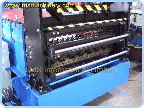 LMS Metal Roofing Calamine Making Machine Glazed Tile Roll Forming Building Material Machinery Production Line Motor Gearbox — image 3