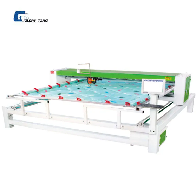 High Speed Fully Automatic Servo Quilt Quilting Machine Single Head Quilting Machine — image 1