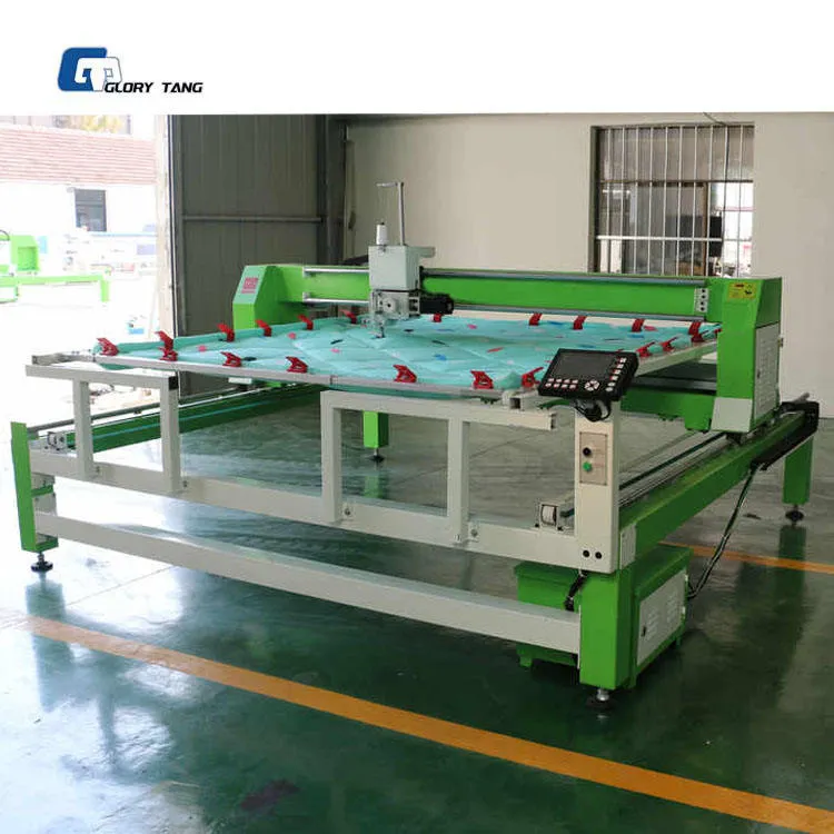 High Speed Fully Automatic Servo Quilt Quilting Machine Single Head Quilting Machine — image 3