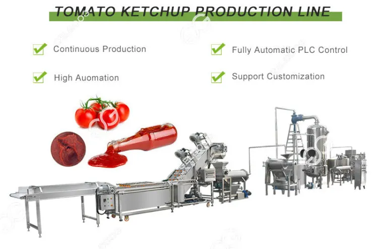 Concentrated Tomato Jam and Puree Manufacturing Product Tomato Paste Processing Line for an 500Kg Input — image 6