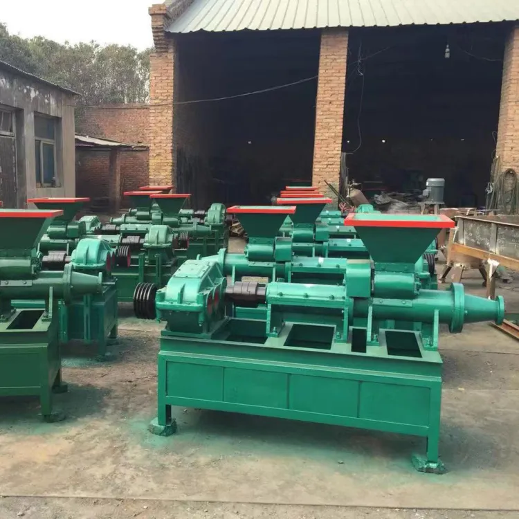 XDEM Charcoal Briquette Machine Coconut Husk Wood Briquette Making Equipment Coal Extruder Production Line — image 1