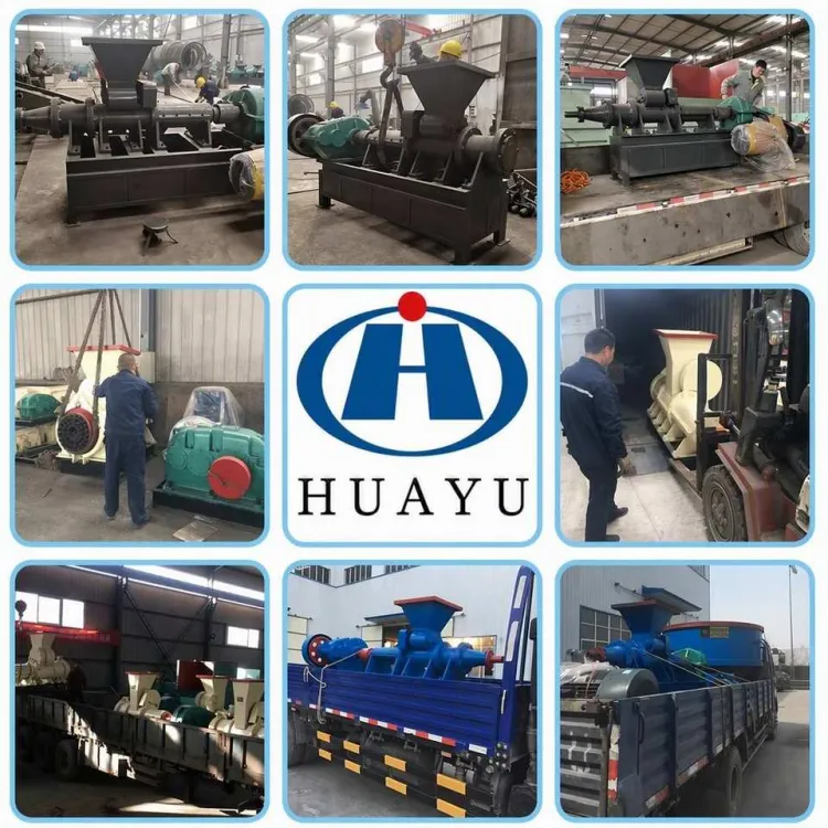 Coconut Shell Sawdust Coal Powder Dust Extruder Press Machine Charcoal Briquette Compressed Charcoal Production Line — image 3