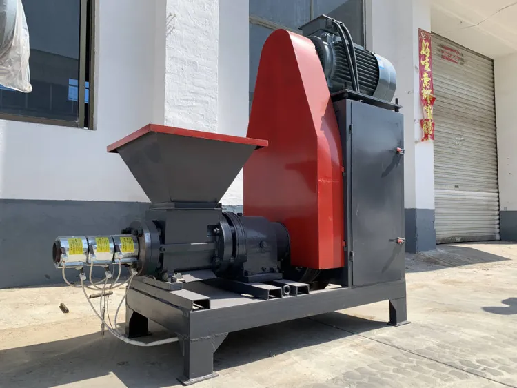 Henan Yuchen Biomass Briquette Line for Sawdust Nut Shell Coconut Shell Charcoal Making Machine 200-400kg/h Energy Saving — image 5