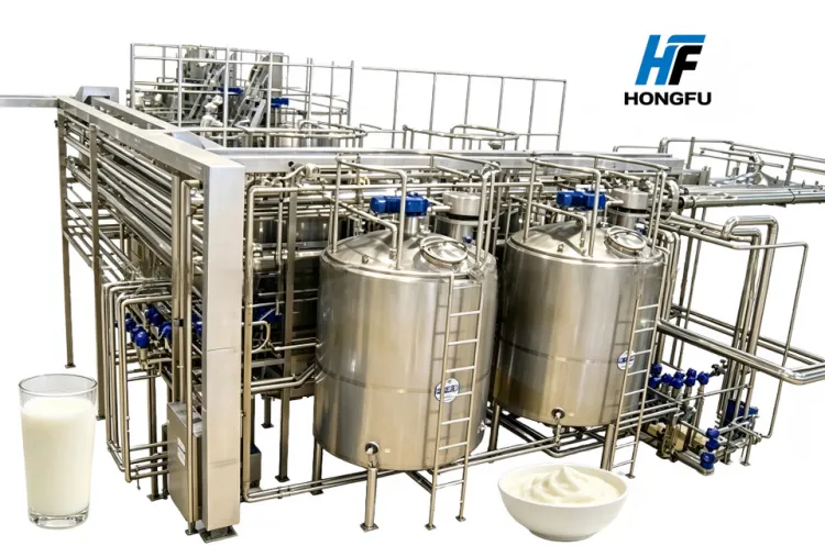 Industrial Yogurt Processing Line Continuous Production 304SS CE Certified Equipped With CIP Cleaning and Homogenizer — image 3