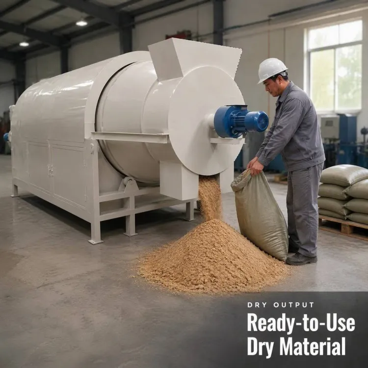 Oil Heating Automatic Rotary Drum Dryer Machine with Gear Core Components 90kg Capacity for Drying Nuts Grains Beans Rice Corn — image 5