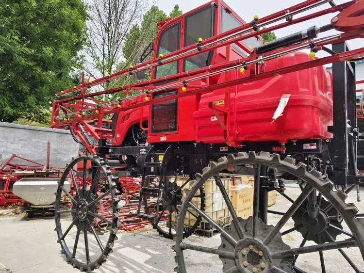 Farm Equipment Sprayer Self Propelled Boom Sprayer Four Wheel Spraying Machine — image 2