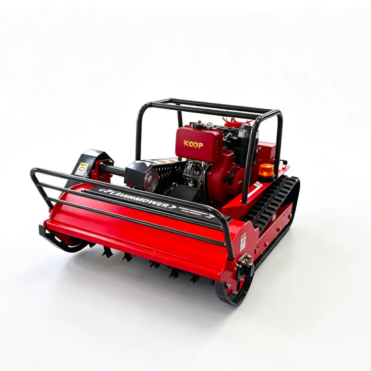 Remote Controlled Lawn Mower Machine with Yangma Diesel Engine 800mm 1000mm 1200mm Cutting Width for Agriculture — image 2