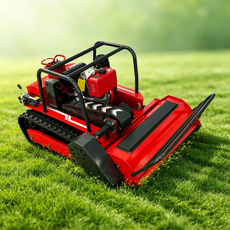 Remote Controlled Lawn Mower Machine with Yangma Diesel Engine 800mm 1000mm 1200mm Cutting Width for Agriculture — image 5