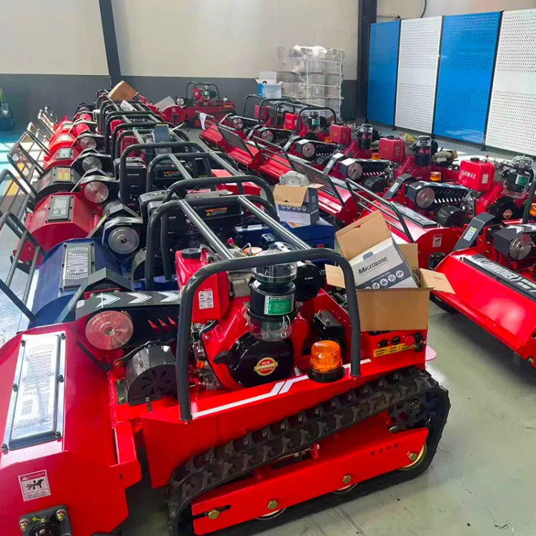 Remote Controlled Lawn Mower Machine with Yangma Diesel Engine 800mm 1000mm 1200mm Cutting Width for Agriculture — image 6