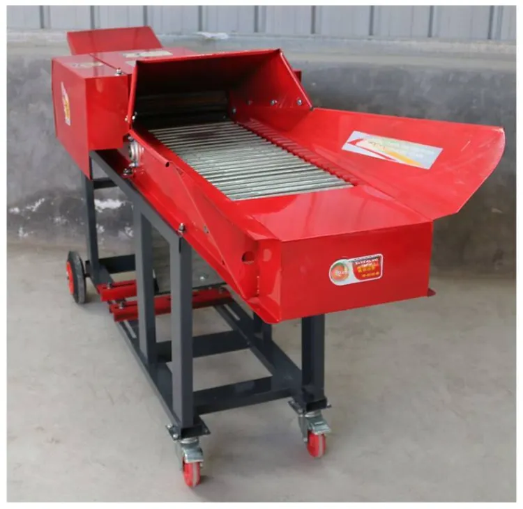 Agricultural Machinery Animal Feed Grass Chopper & Straw Rubbing Machine with Motor 7.5/11kW 380V 6t/h Capacity — image 5