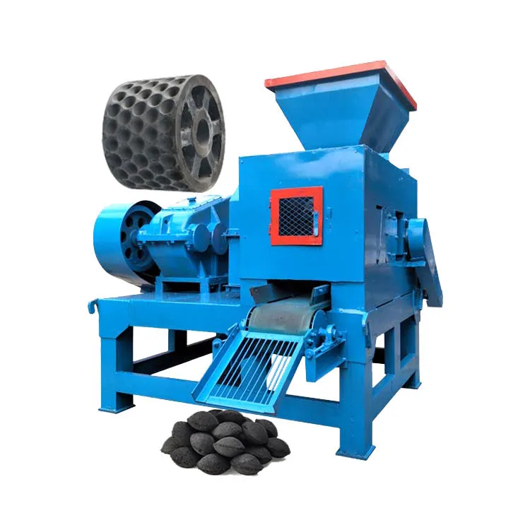 Coal Briquette & Charcoal Ball Press Machine Line with AC Motor High Capacity Production — image 5