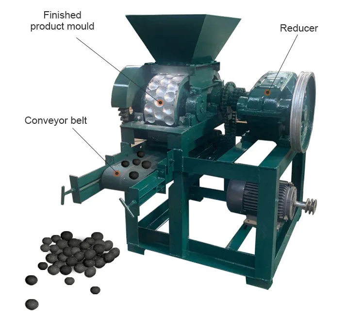 Bbq Charcoal Briquette Making Machine Production Line/Market Charcoal Briquette Making Machine — image 3