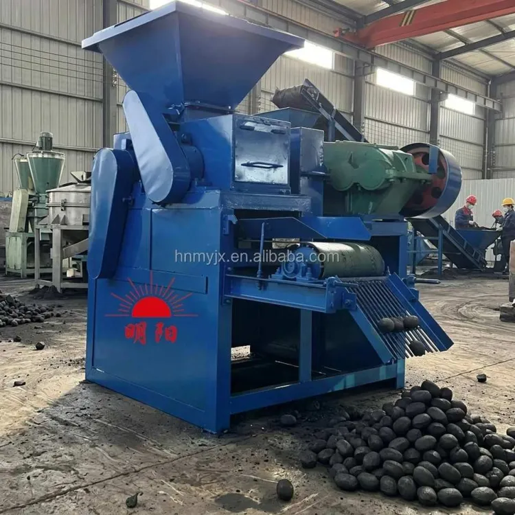 Pillow Egg BBQ Charcoal Coal Briquette Making Machine Professional Mineral Powder Coal Ball Press Machine With CE — image 1